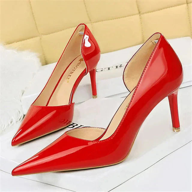 Women's black orthopedic pumps elegant closed-toe design with all-day arch support for work