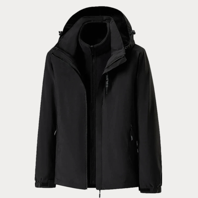 Men's lightweight windbreaker hoodie jacket slim fit wind protection with zippered pockets outdoor
