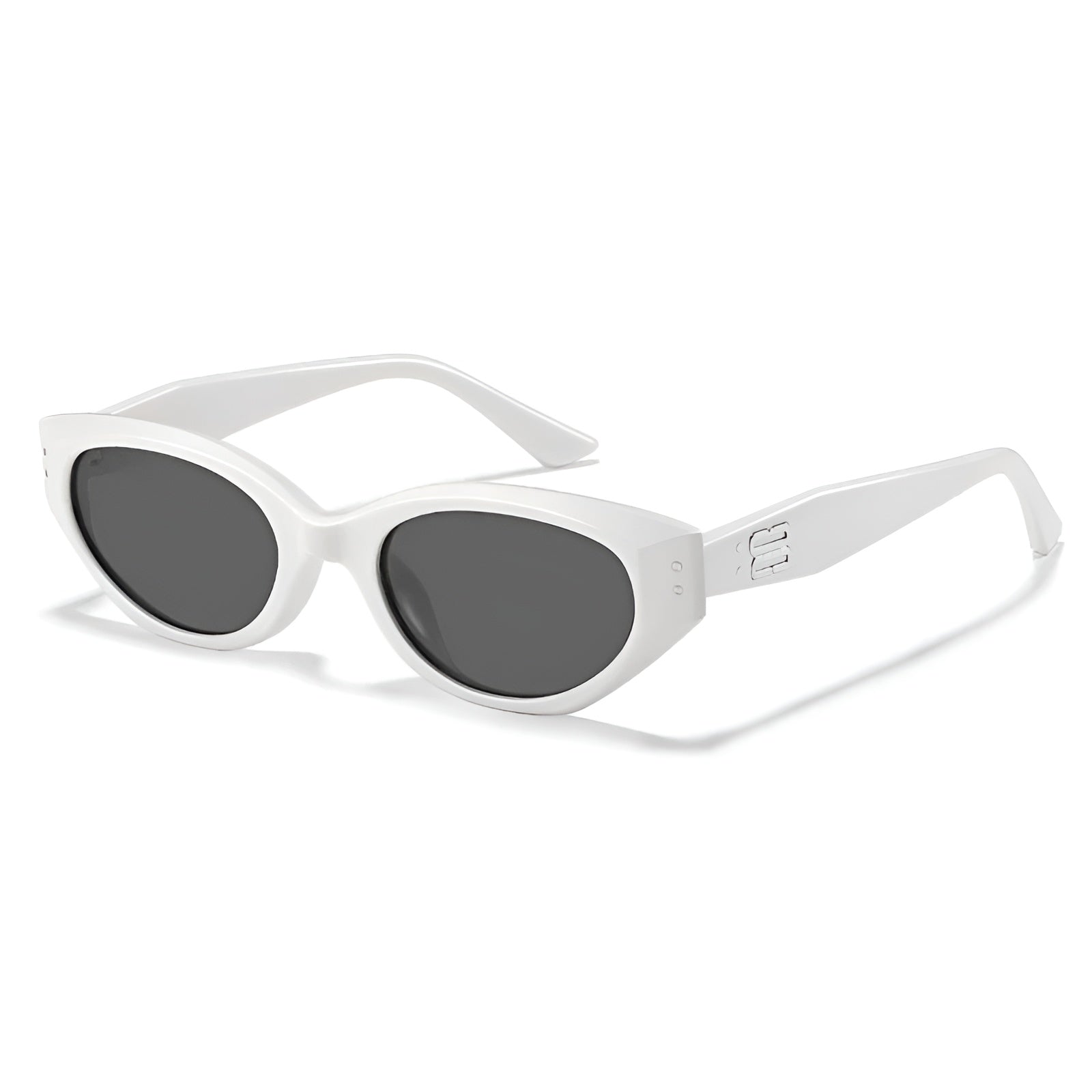 Women's polarized cat-eye sunglasses chic Rome style UV400 glare reduction sleek polished finish