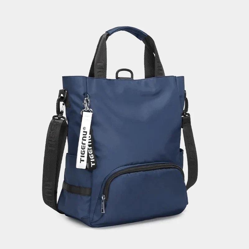 Women's 3-in-1 convertible backpack shoulder bag lightweight 12L versatile neutral minimalist design