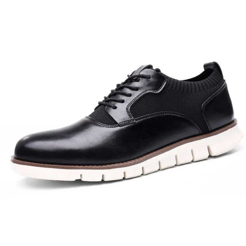 Mercer Oxford dress shoe tan leather smart casual style with cushioned EVA sole for all-day comfort