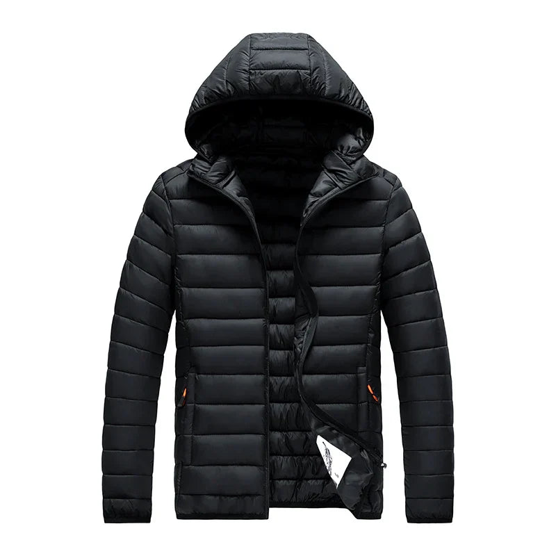 Joost warm autumn jacket windproof outer shell soft lining adjustable hood everyday wear