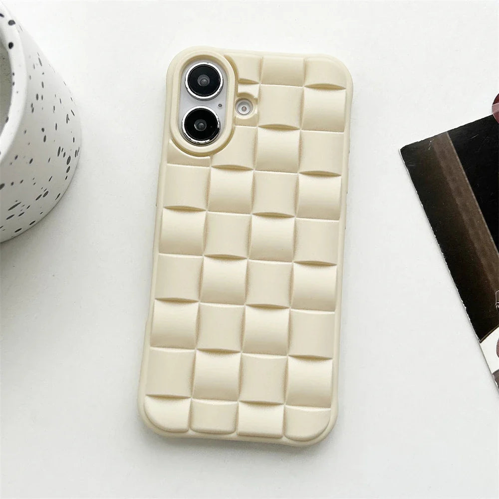 Weave Theory iPhone case artful canvas weave design slim tactile grip everyday protection
