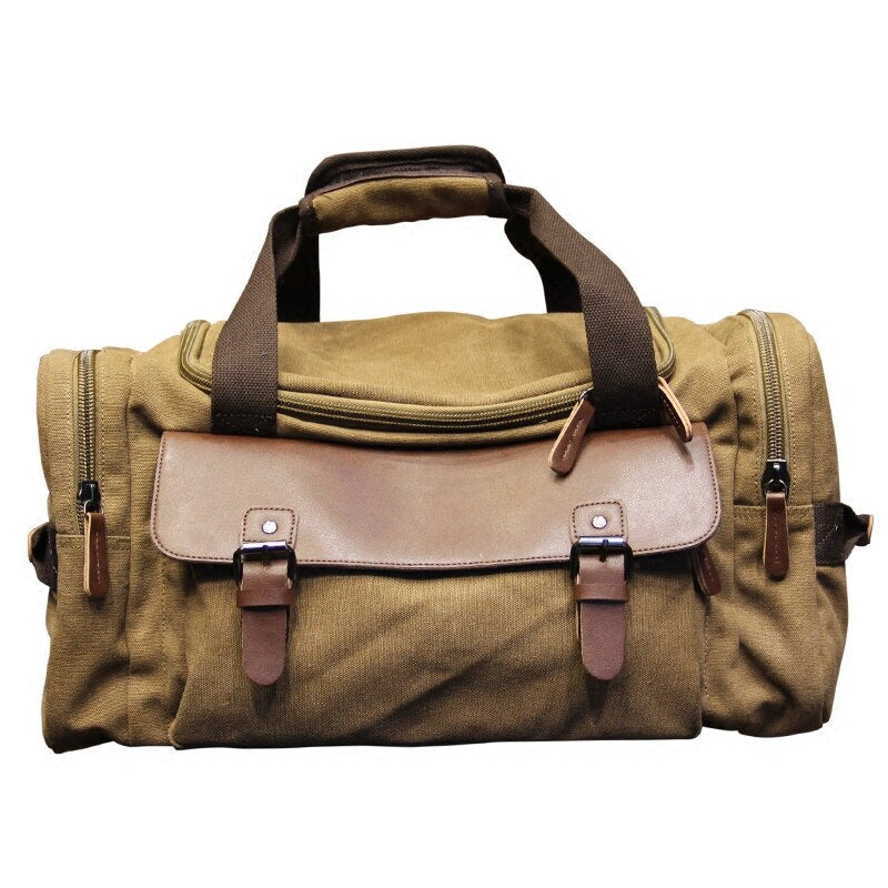 Men's large capacity duffel bag stylish travel bag with top handles and ample storage space