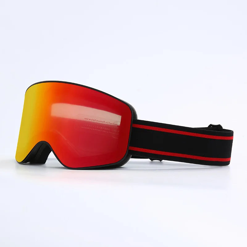 Aspen Shield ski goggles cylindrical lens anti-fog UV400 OTG fit for skiers snowboarders