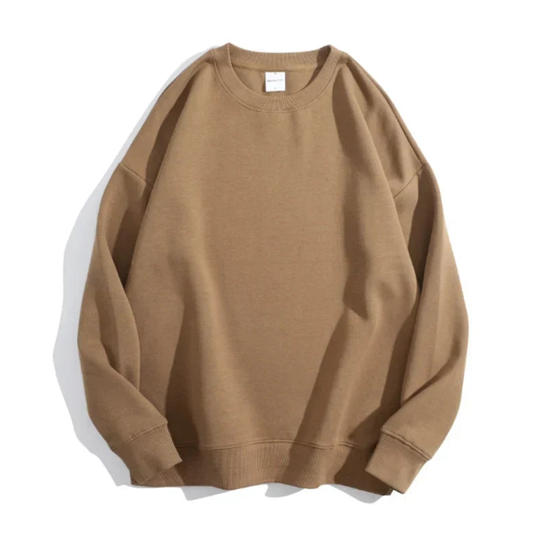 Ersa unisex oversized sweatshirt cozy pullover relaxed fit casual layering everyday comfort