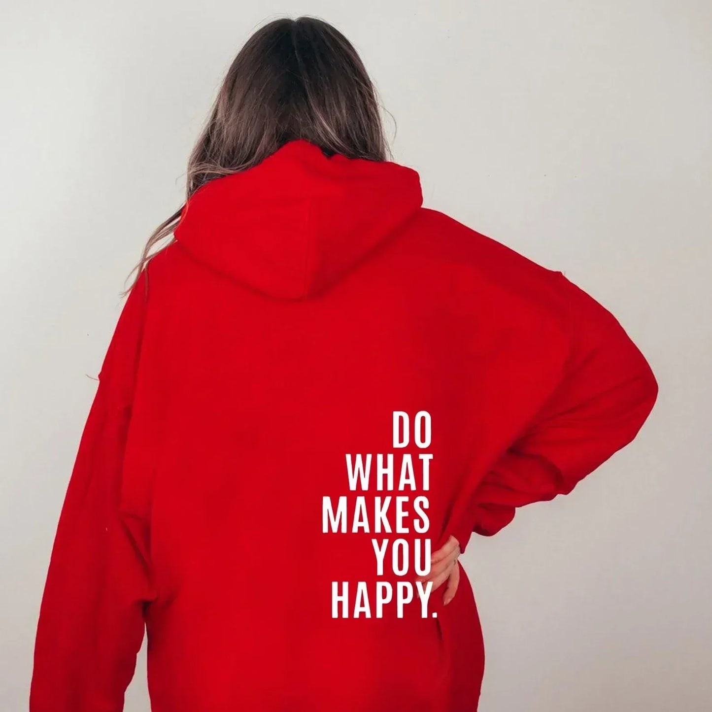 Women's cozy relaxed-fit hoodie in neutral tone with kangaroo pocket for all-season everyday style