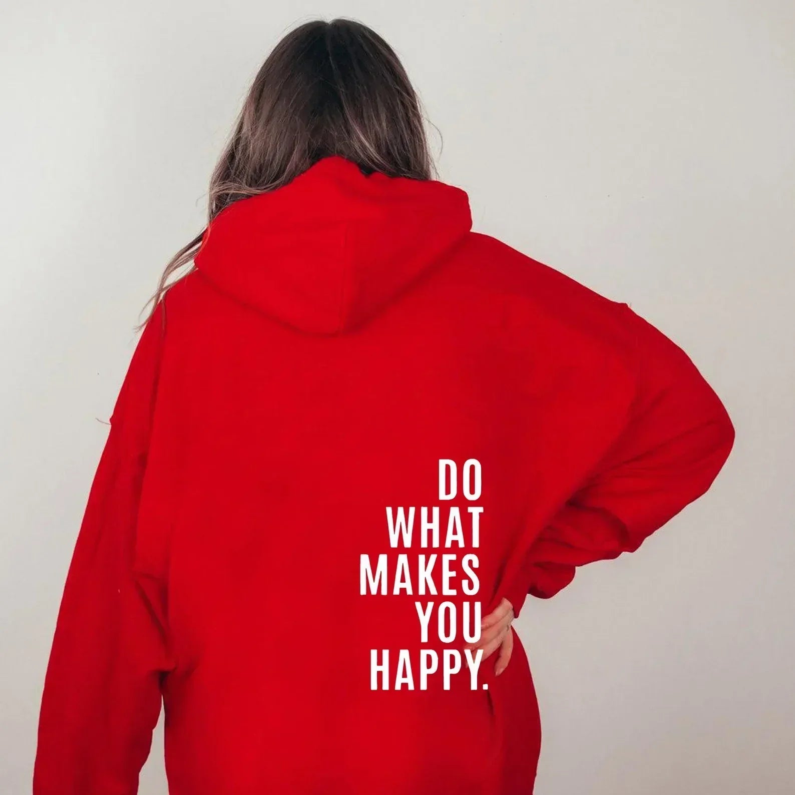 Women's cozy relaxed-fit hoodie in neutral tone with kangaroo pocket for all-season everyday style