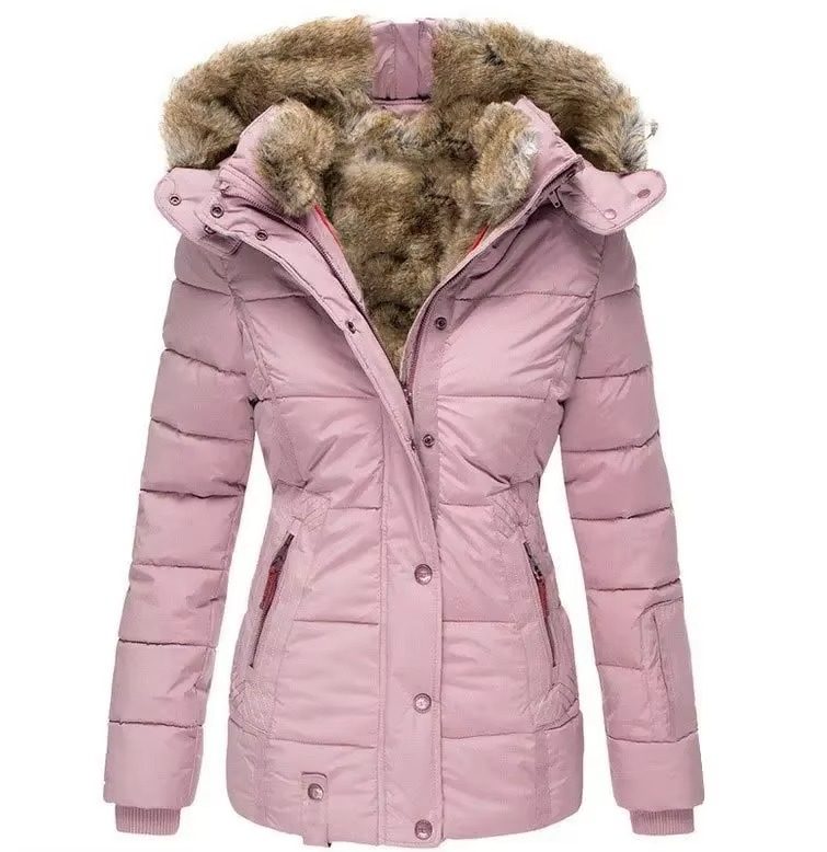 Women's 2025 insulated winter coat lightweight breathable shell structured fit for daily cold-weather wear
