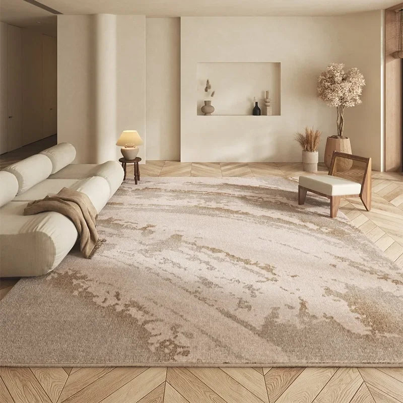 Maillard oversized brown plush living room rug cloud-soft luxury carpet for home decor