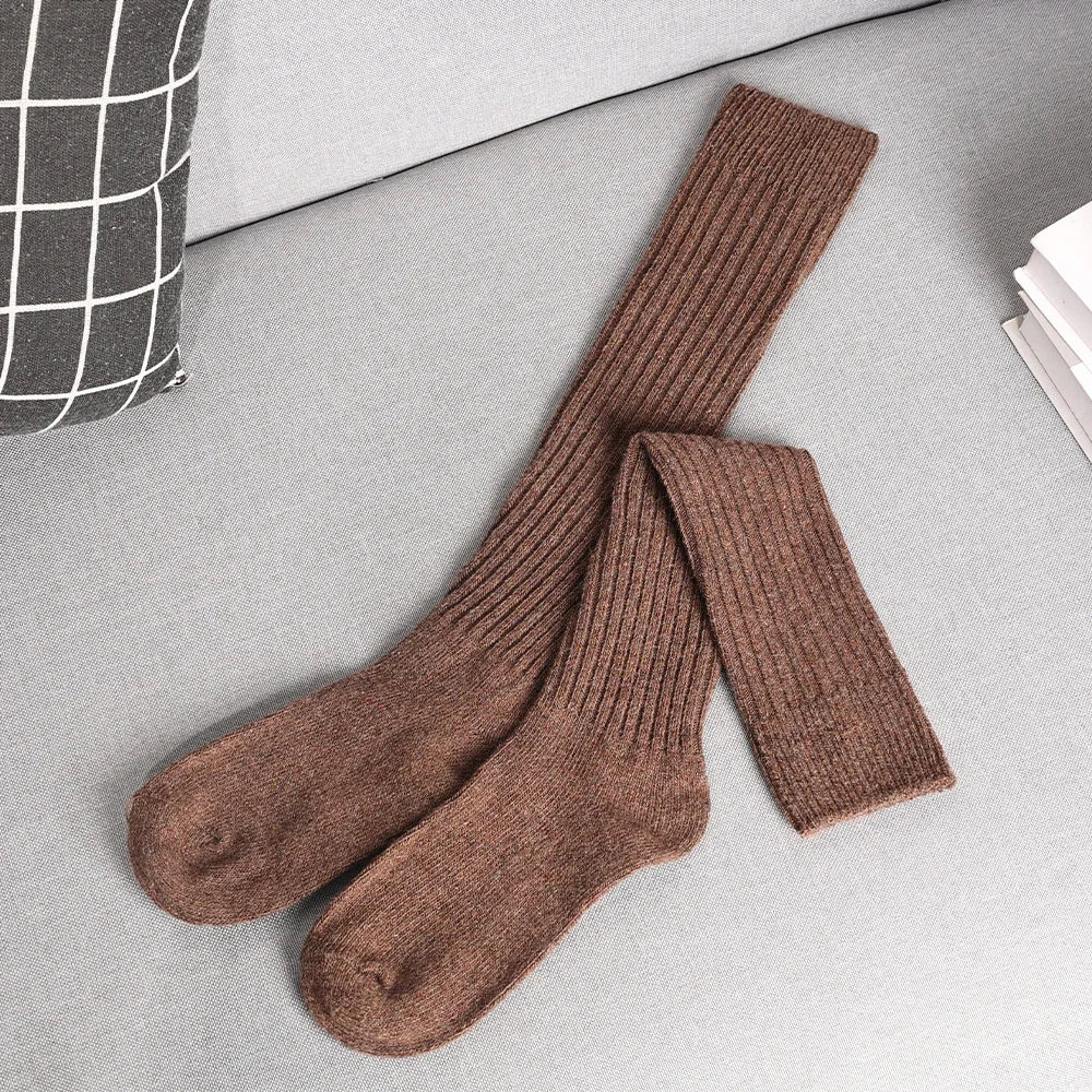 TrendAura unisex cashmere-cotton blend socks 8-pack autumn bundle, ultra-soft breathable winter warmth