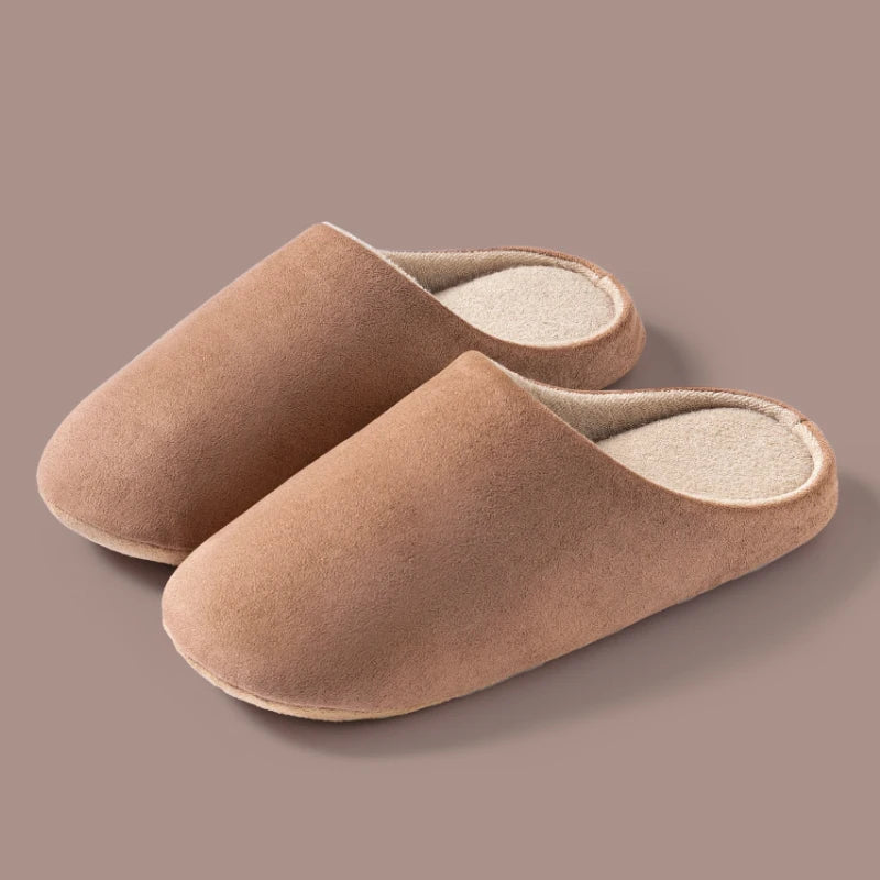 Women's open heel winter slippers slip-on style with cozy soothing lined interior for indoor comfort