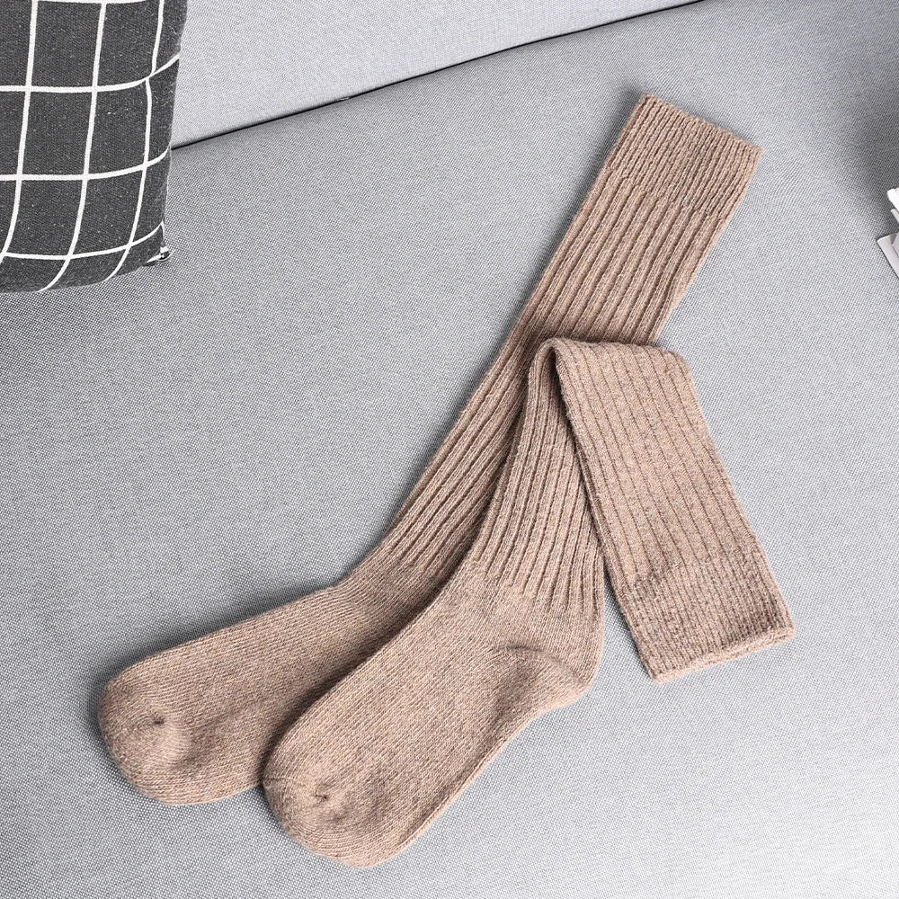 TrendAura unisex cashmere-cotton blend socks 8-pack autumn bundle, ultra-soft breathable winter warmth