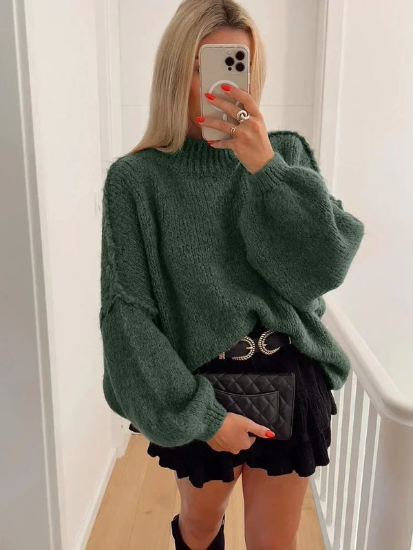 Desiree women's cozy knit winter sweater soft warm casual pullover perfect for cold days
