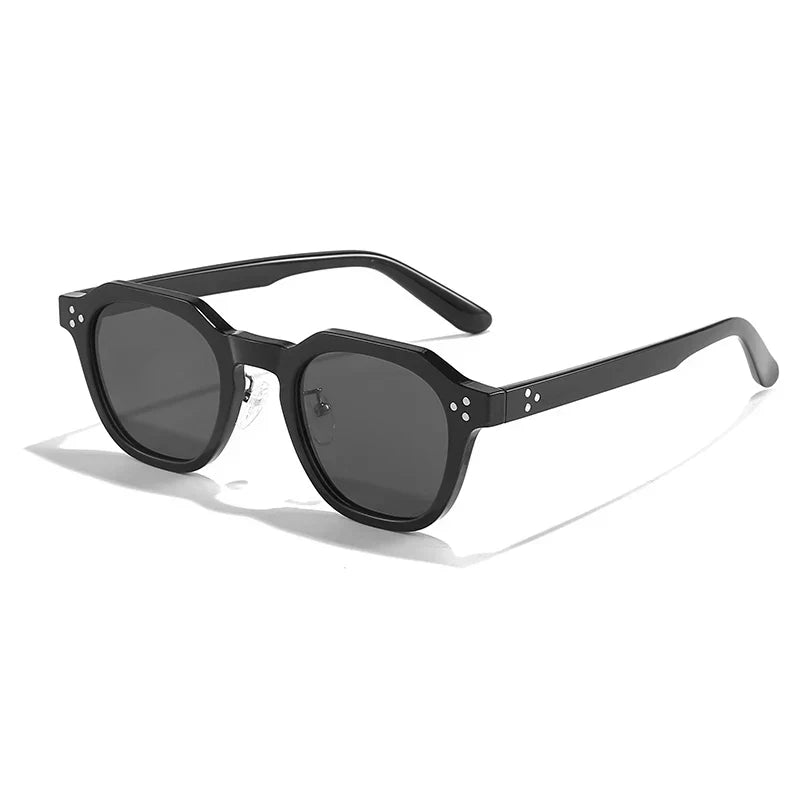 Retro sunglasses bold color UV shield lenses vintage square frame everyday style