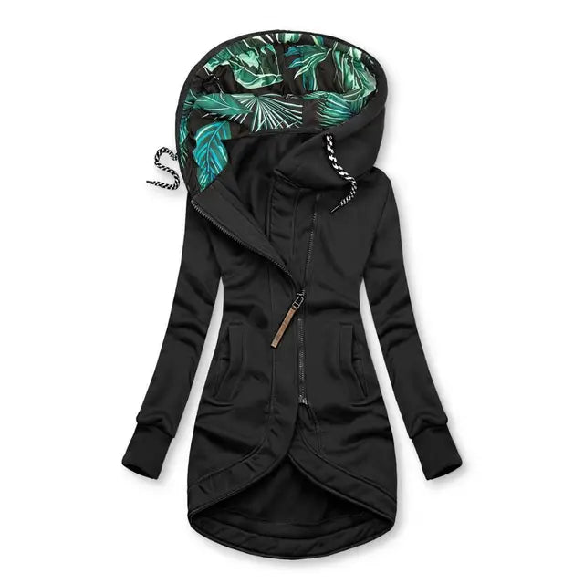 Women's Eloura-Moda windproof winter jacket, elegant feminine cut for cold weather warmth