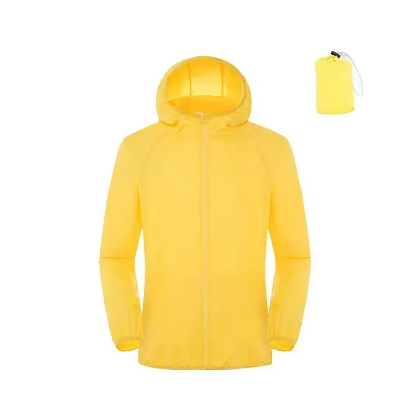 Lightweight waterproof windbreaker raincoat unisex hiking jacket breathable water-repellent outdoor shell