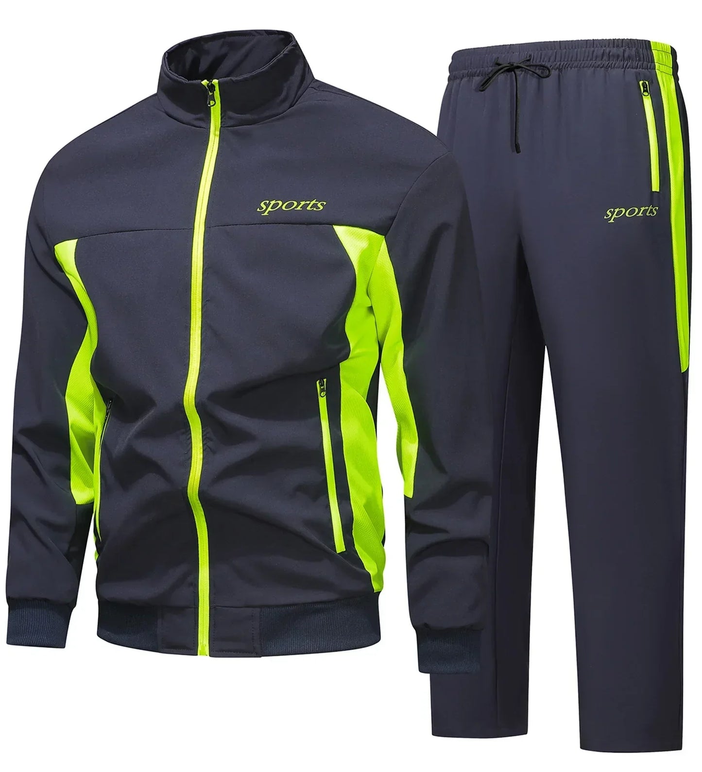 Alexander men's sporty track suit set modern fit coordinated two-piece athletic style streamlined comfort