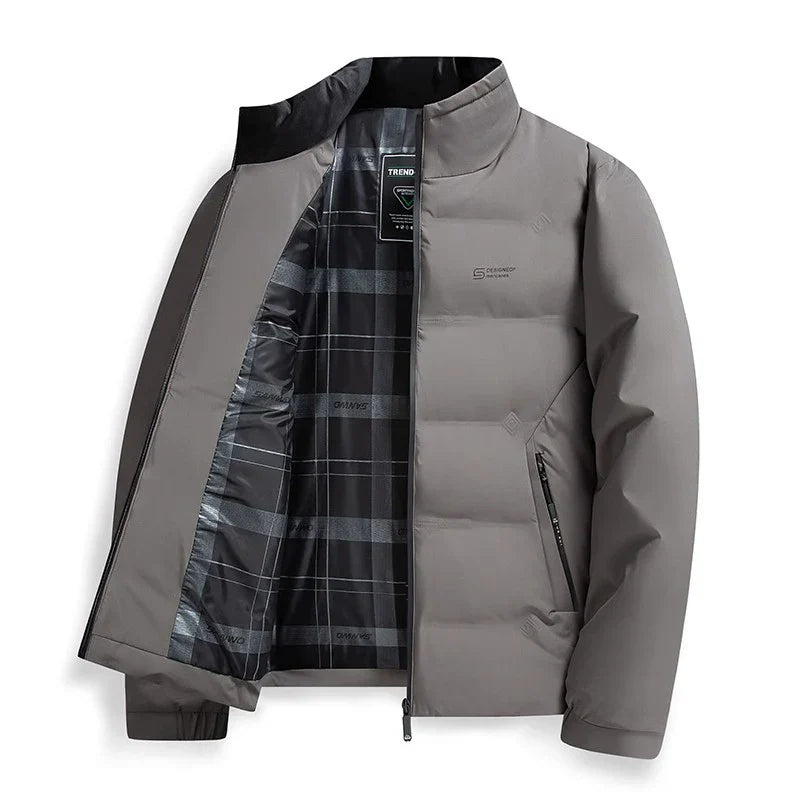 Morante slim fit quilted jacket lightweight down-insulated mandarin collar active shell layer