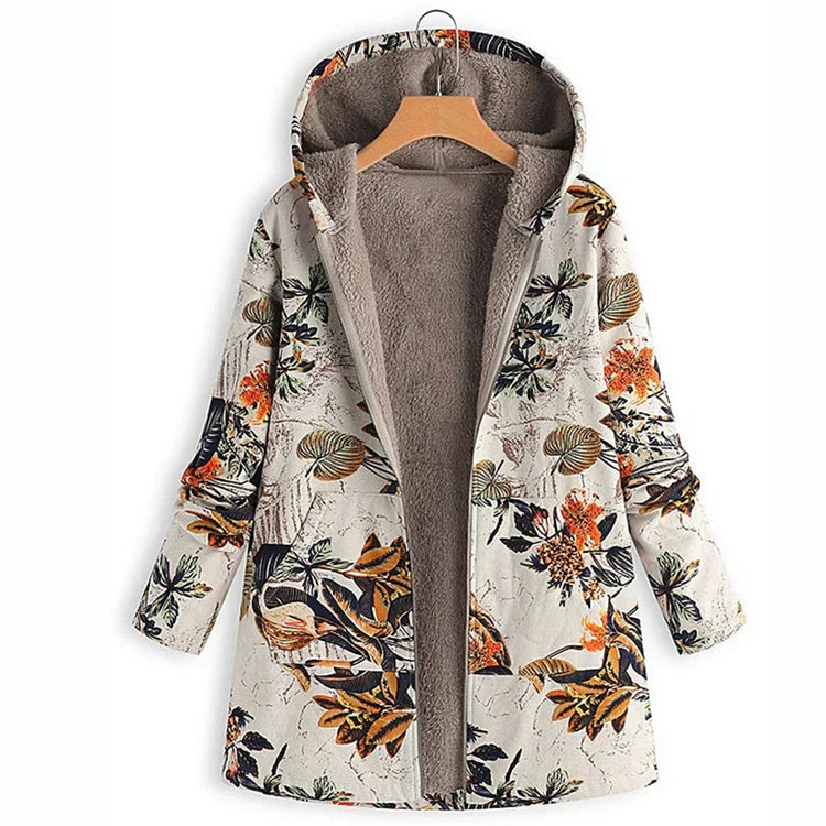 Brown sheepskin lined winter jacket unisex cozy warm durable outerwear natural insulation cold days