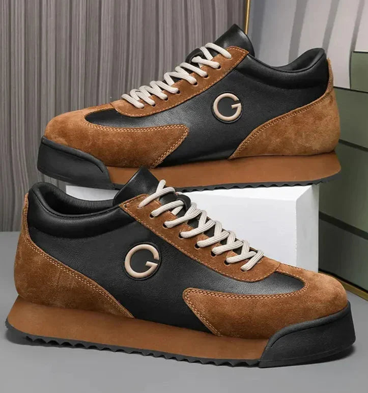 TrendAura Corwin men's premium suede sneakers cushioned insole classic streetwear silhouette
