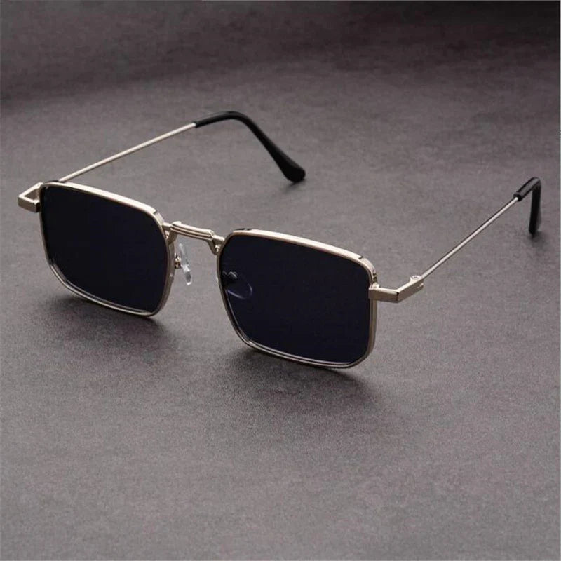 Urbann-Vibe Nexium unisex rectangular sunglasses featherlight metal frame UV400 lenses retro sleek silhouette