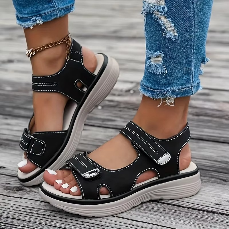 Women's platform sandals lightweight EVA cushioning stylish open-toe design for travel beach everyday comfort