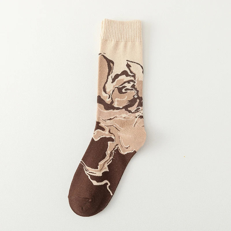 Coffee lover crew socks cozy cotton blend playful coffee cup motif for caffeine enthusiasts