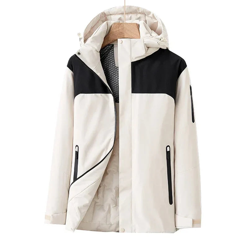 Women's waterproof winter jacket with fleece lining, polished silhouette for cold-weather everyday wear
