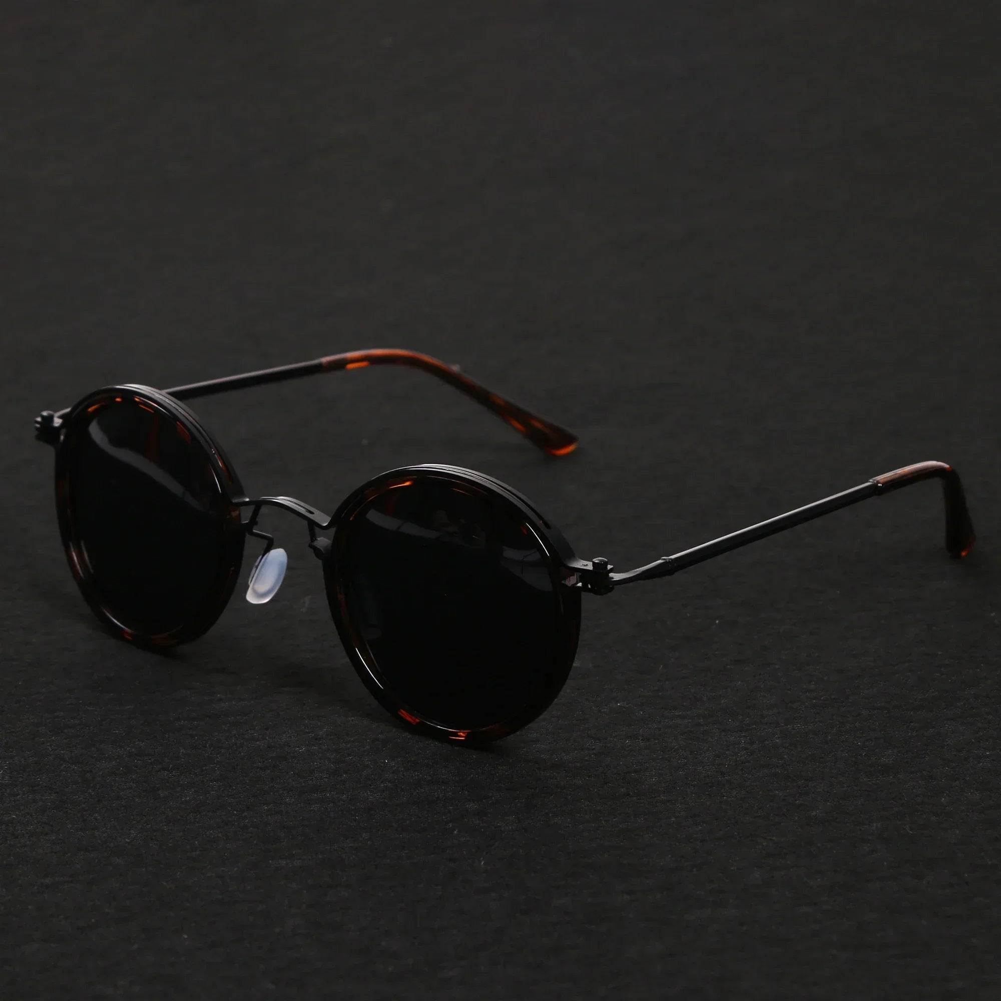 Evand unisex sunglasses golden frame onyx black lenses UV400 protection bold contemporary style