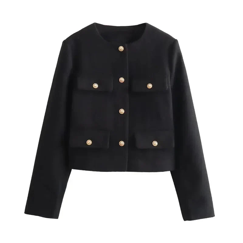 Gabriella women cropped blazer jacket tailored modern cut chic office-to-night versatile style