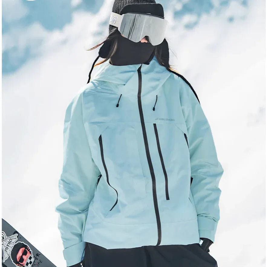 Clara women's waterproof ski jacket lightweight sleek modern fit water-resistant winter protection