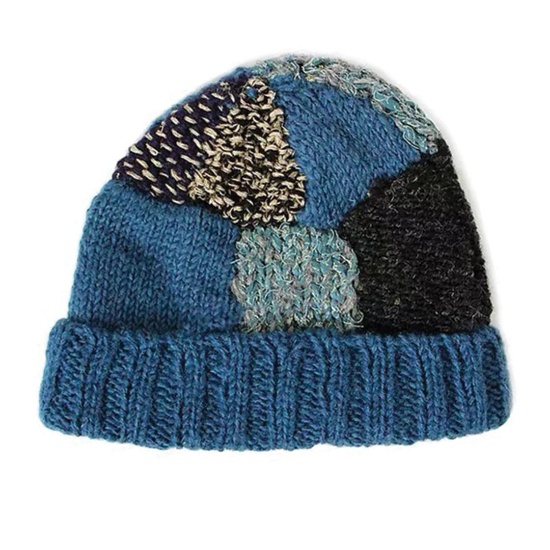 Patchwork Wool Beanie - Urbann-Vibe