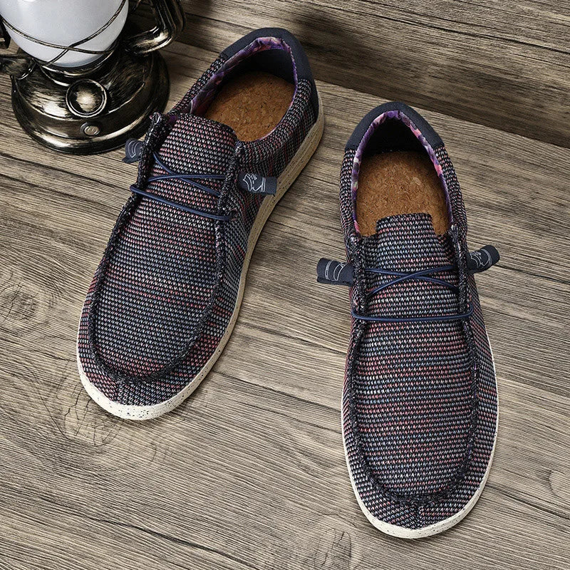 Men's TrendAura Corvan textured canvas sneakers in casual style with cushioned insole and flexible outsole
