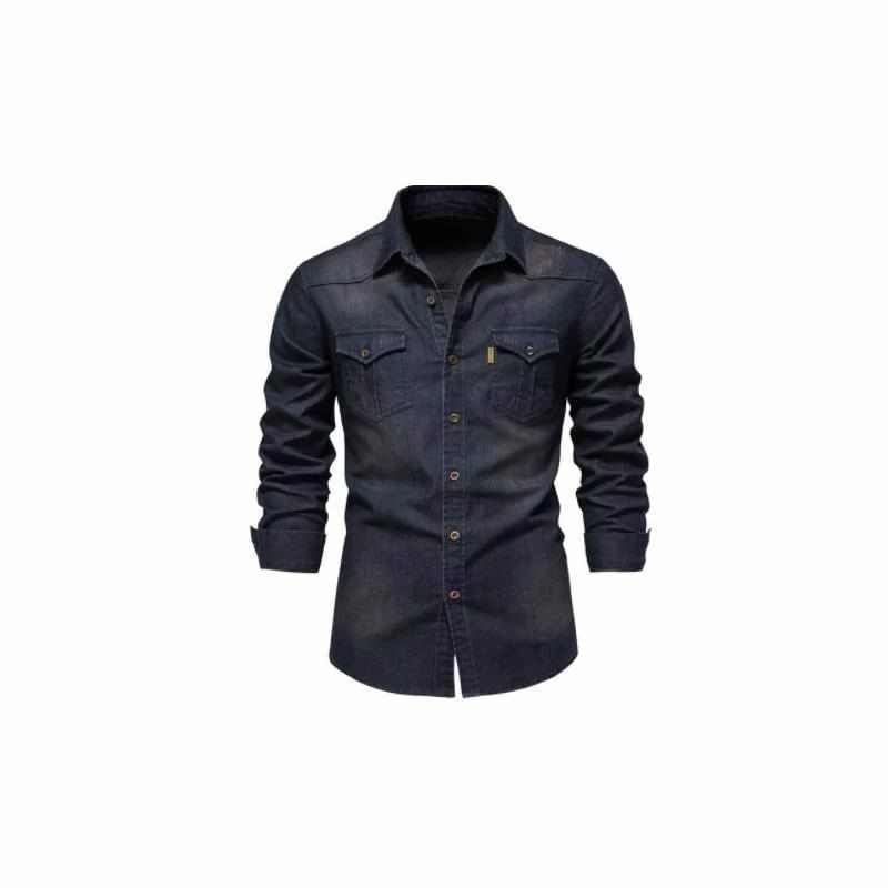Men's slim fit white cotton long sleeve shirt with ice-sensation breathable moisture-wicking city style