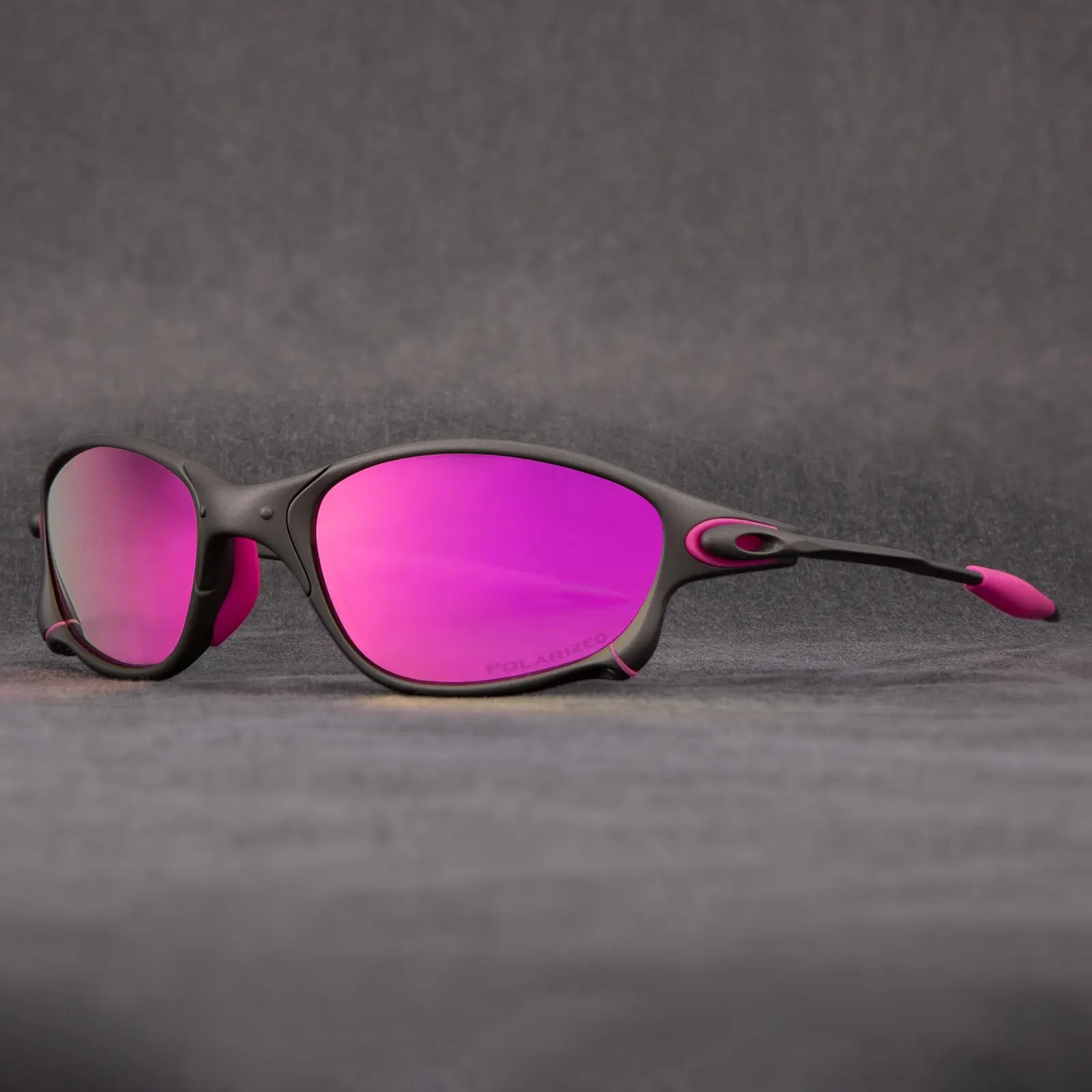 Men's polarized wraparound sports sunglasses with lightweight frame for outdoor adventures