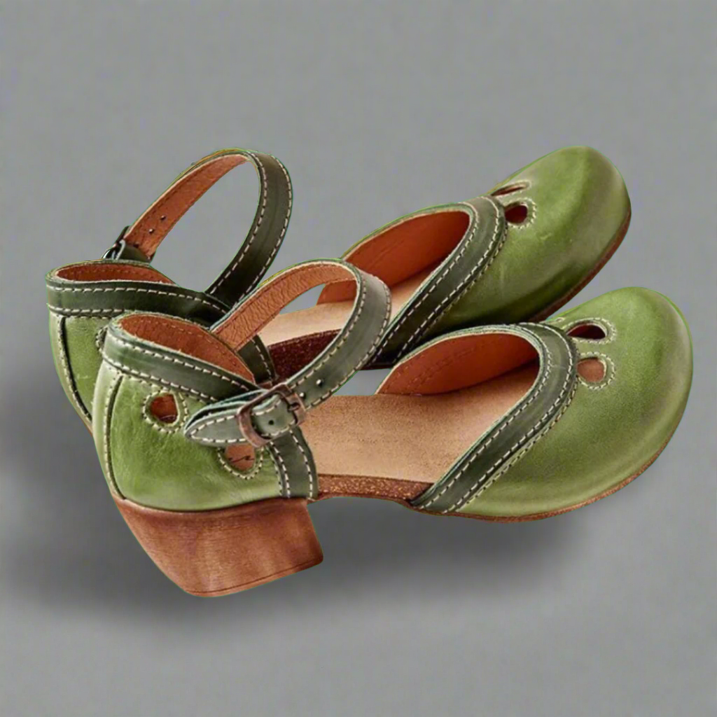 Women wedge heel sandals with ergonomic padded insole, elegant block heel summer footwear