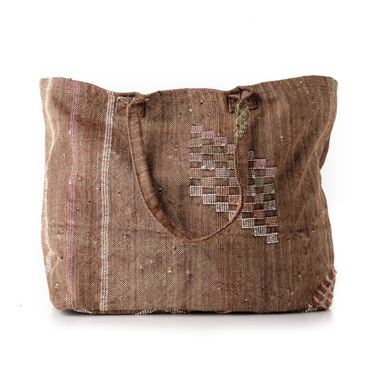 Hazel Brown - Tote Cactus Silk bag - Urbann-Vibe