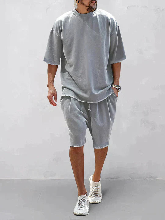 Oversized urban casual set relaxed silhouette trendy streetwear design for modern comfort