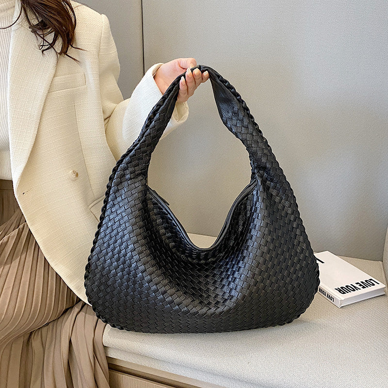 Margo woven crossbody bag for women, elegant timeless style with hands-free design and generous space