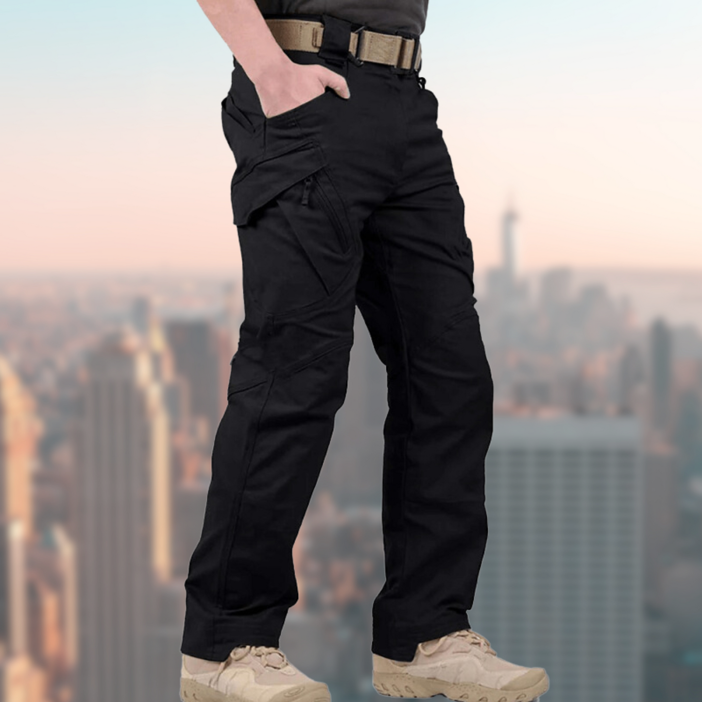 Men's cargo pants multi-pocket durable outdoor style with ample storage and all-day comfort fit