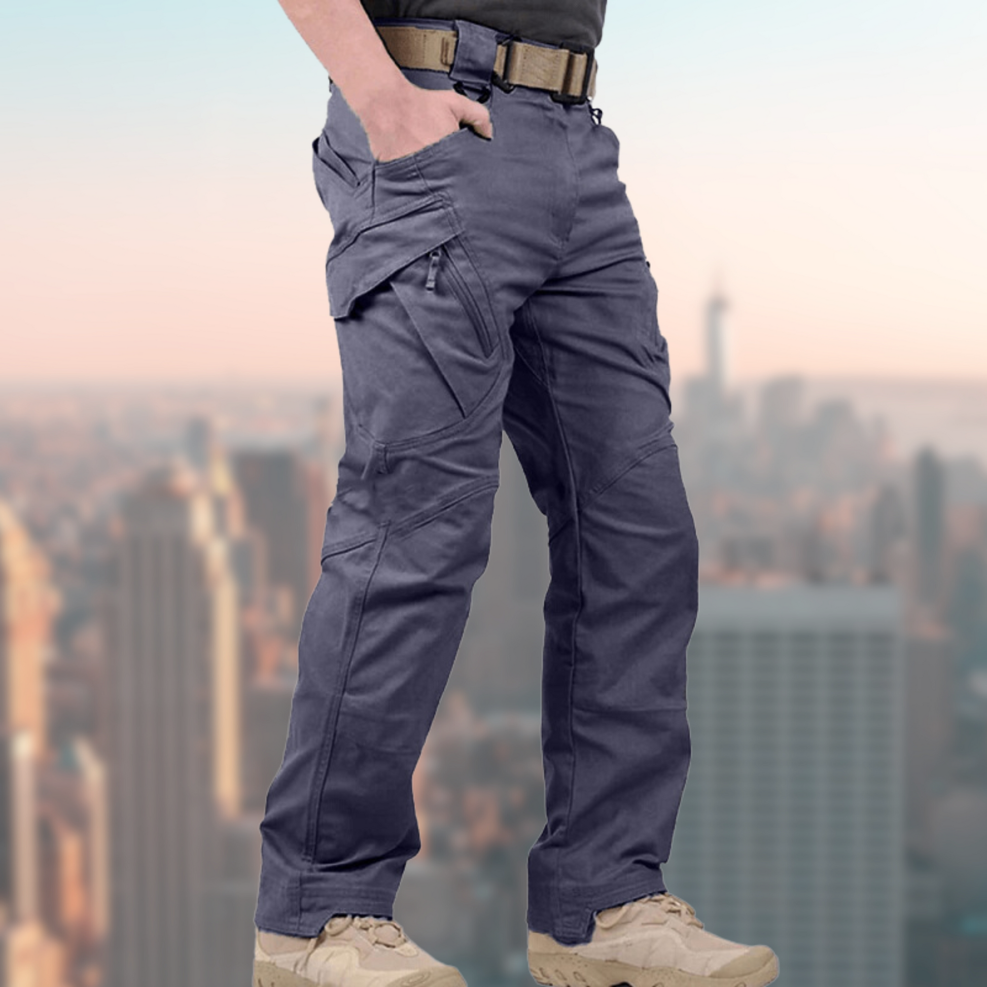 Men's cargo pants multi-pocket durable outdoor style with ample storage and all-day comfort fit