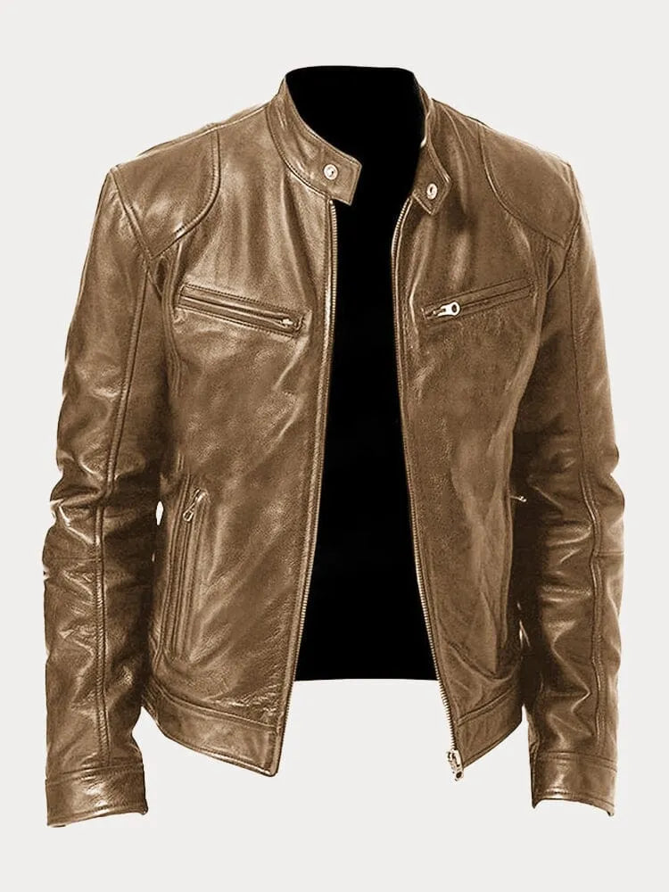 Men's loose-fit padded jacket with adjustable cuffs, lightweight warmth for casual to refined wear