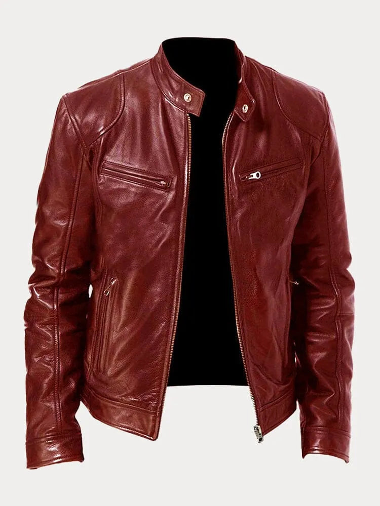 Men's loose fit padded jacket with adjustable cuffs, versatile layering piece for cool weather