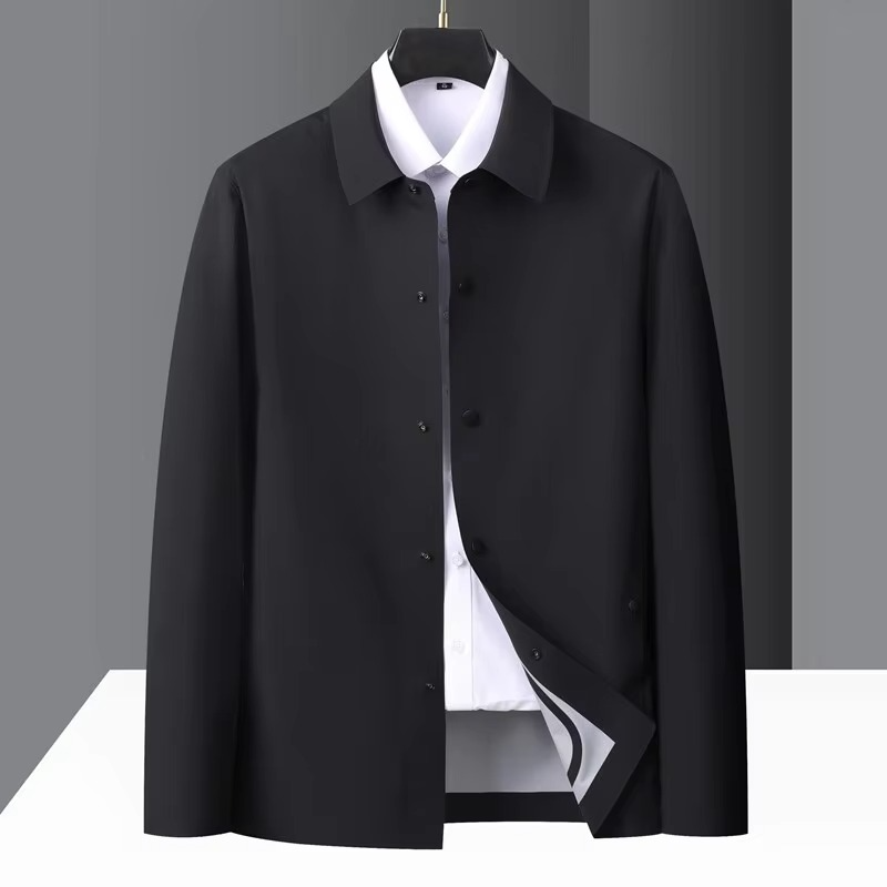 Men's seamless business casual jacket lightweight breathable tailored silhouette for modern professionals