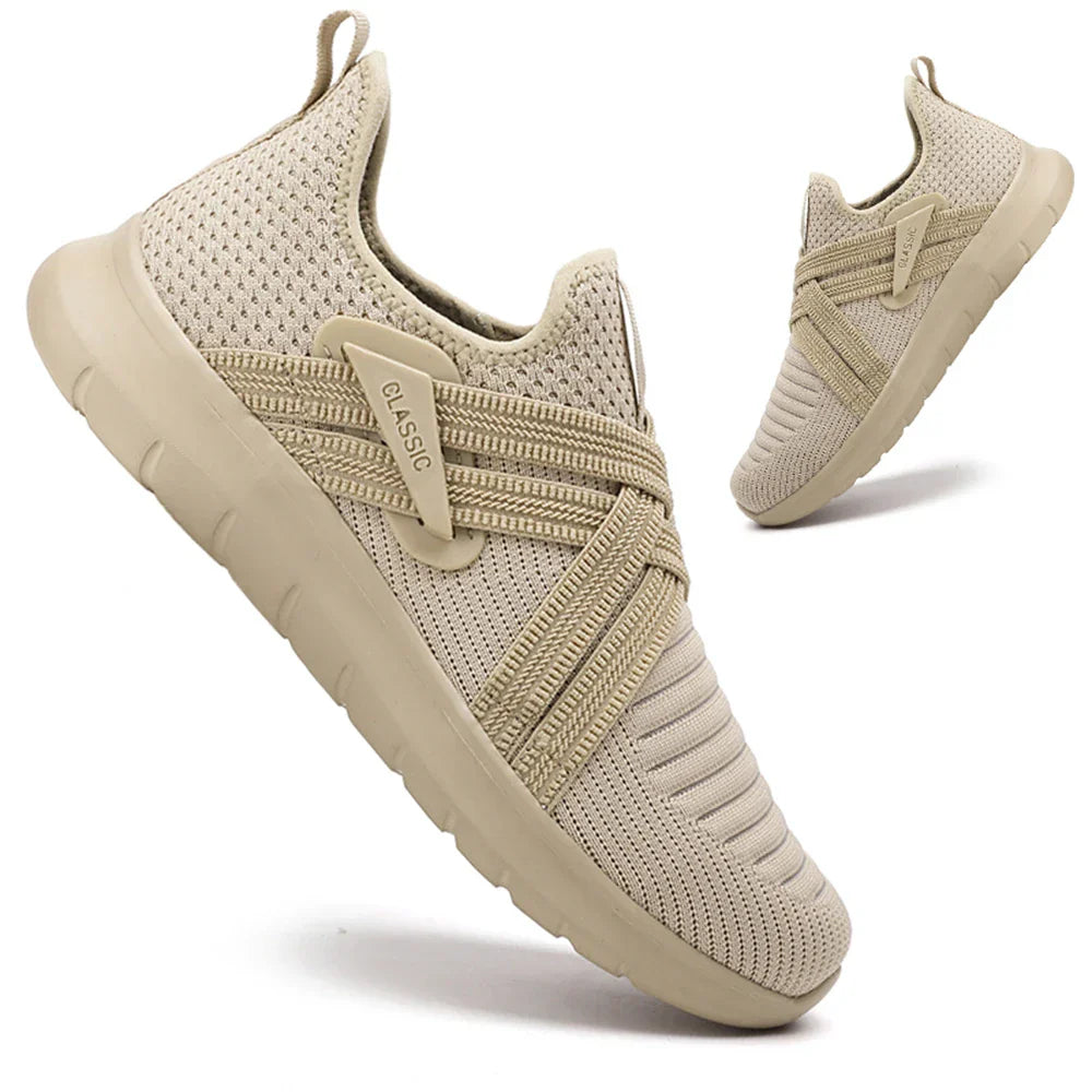 Zerone slip-on orthopedic sneakers breathable knit upper featherweight support casual comfort