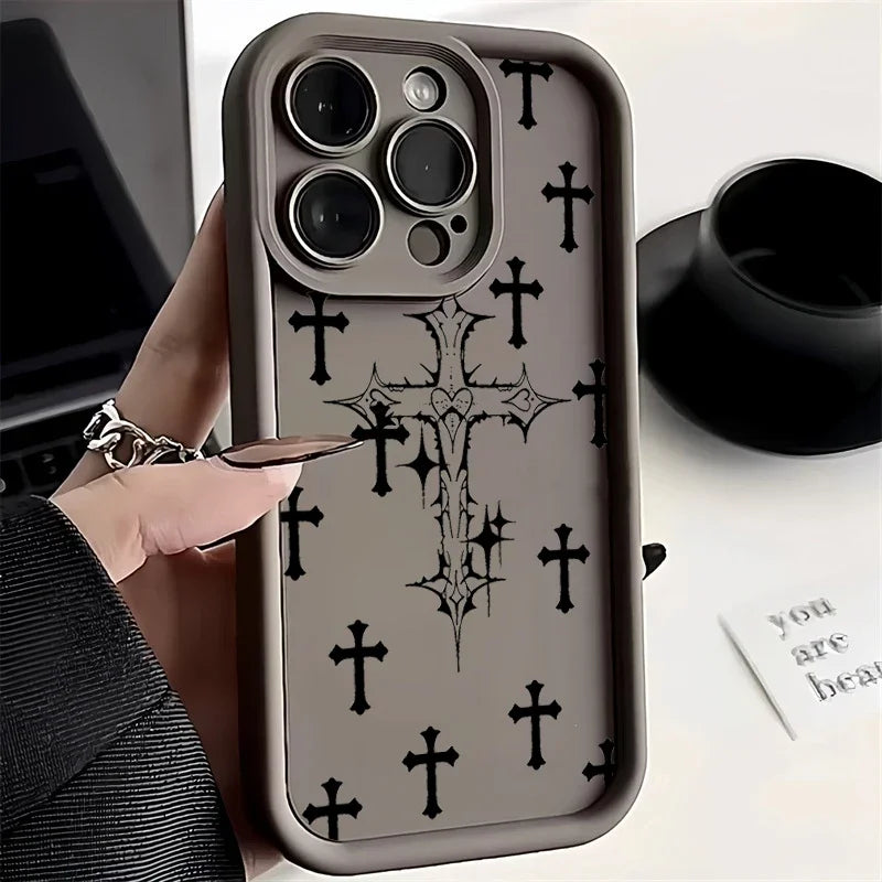 Vigil Heart faith-inspired slim soft silicone iPhone case shockproof bumper raised camera guard