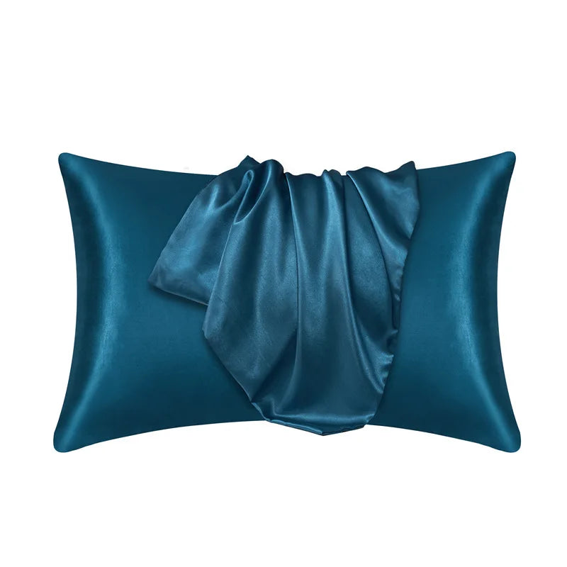 Ivory mulberry silk pillowcase 22 momme hypoallergenic cooling design for sensitive skin and hair care