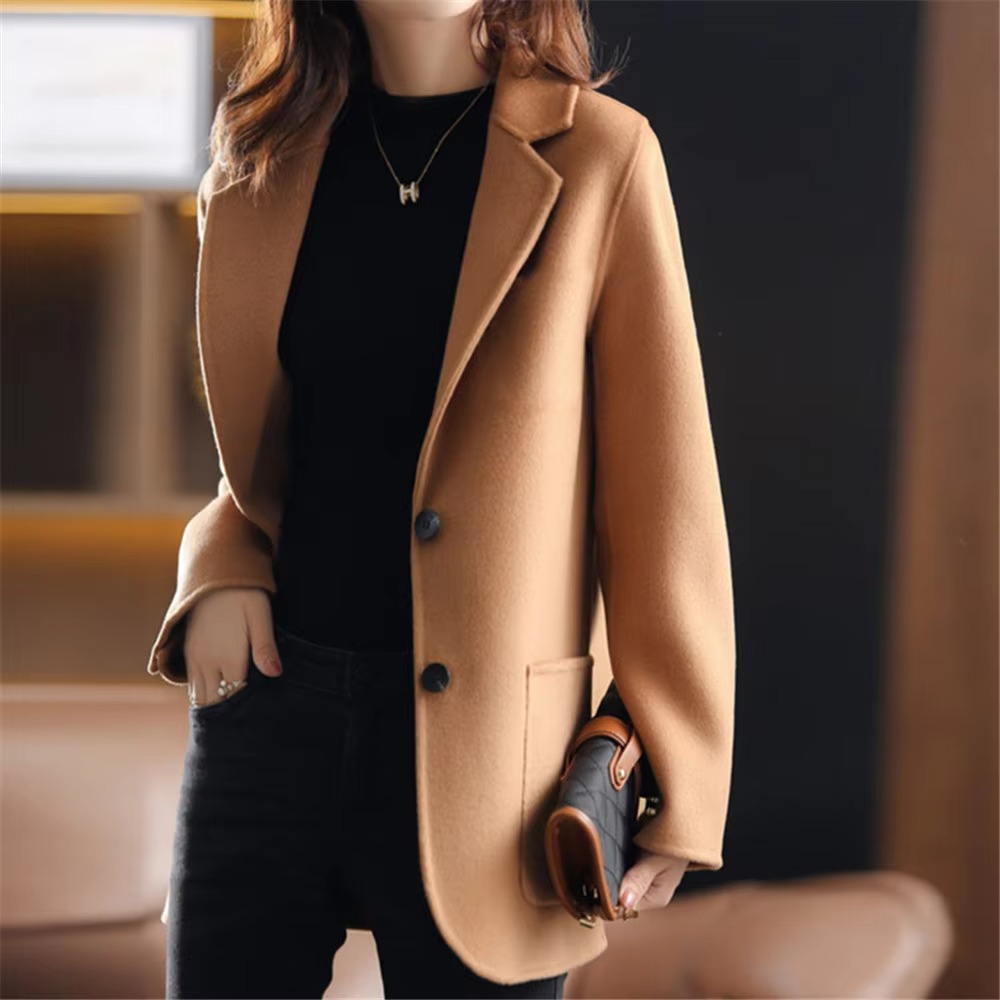 Anna women's longline blazer tailored fit classic office style versatile work-to-evening elegance