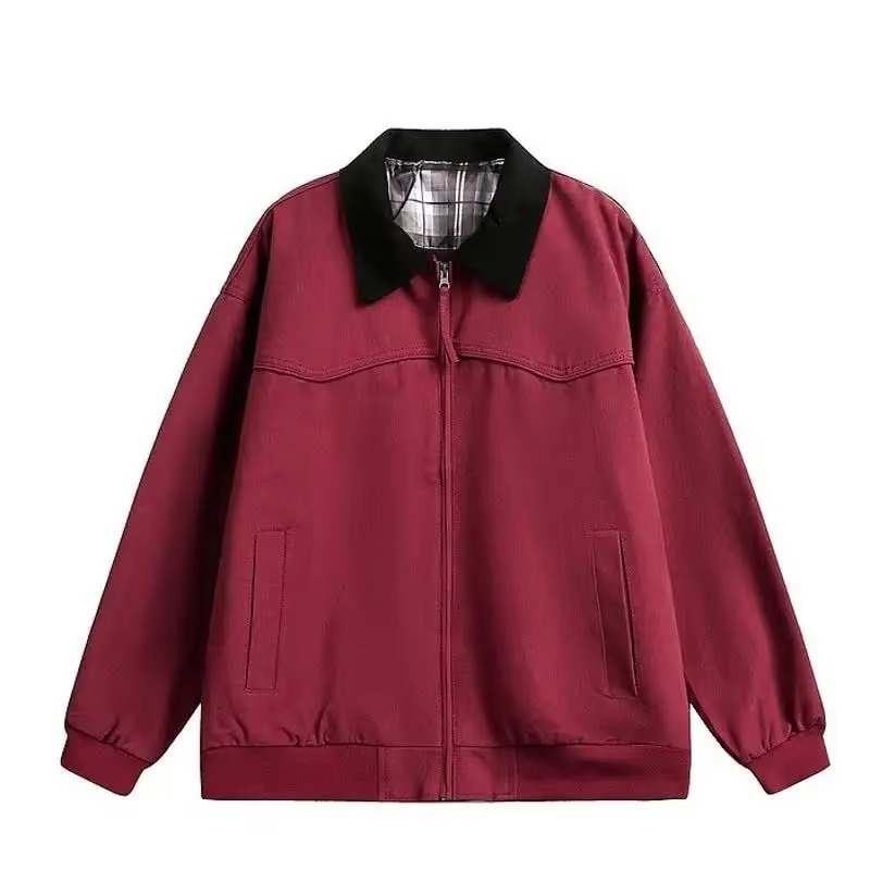 Men's vintage cotton workwear jacket in classic American style with durable all-day comfort fit